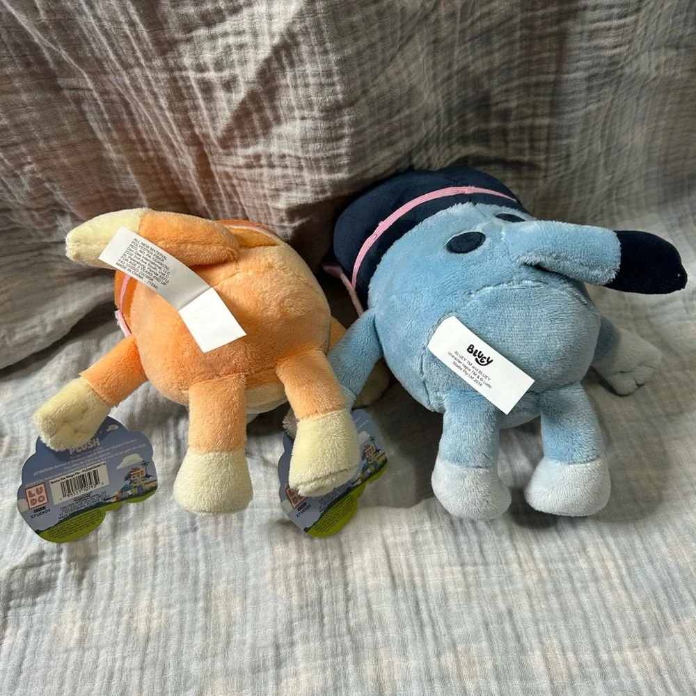 Bluey and Bingo Easter Plushies